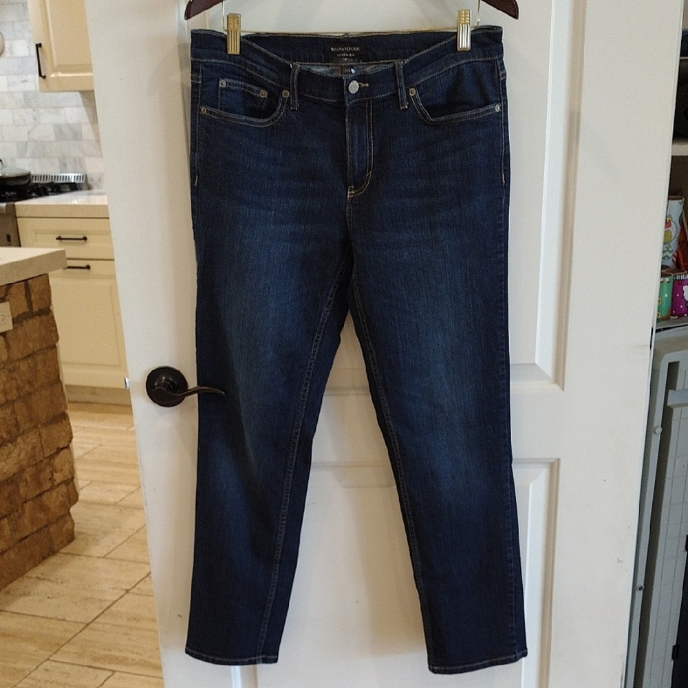 Banana Republic Girlfriend Jeans Size 29/8 Dark Wash Excellent Condition
